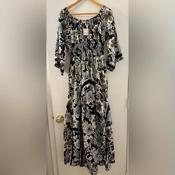NWT Free People Dixie Printed Floral Maxi Dress Size Small - Picture 4 of 7